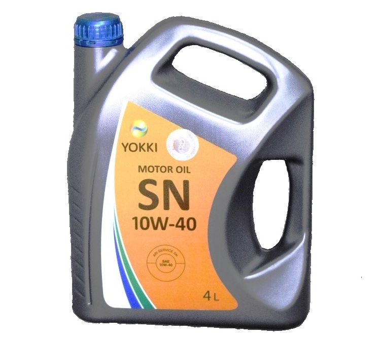 Масло моторное YOKKI 10W-40 API SN полусинтетическое 4L